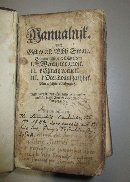 Das Manualnik von 1658